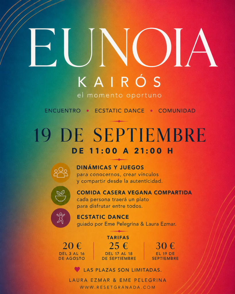 Eunoia Kairós con Eme Pelegrina y Laura Ezmar, 19 de septiembre de 2026